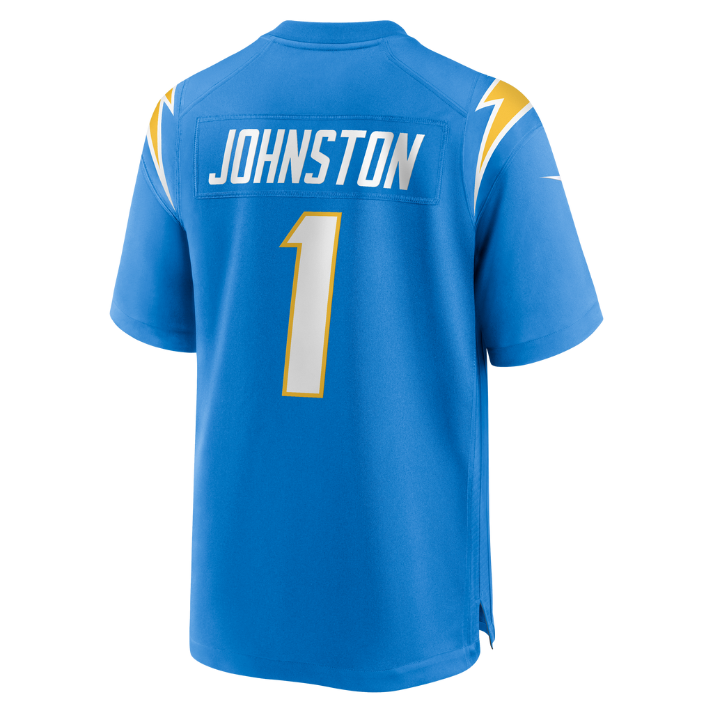 Los Angeles Chargers Quentin Johnston Nike Navy Alternate Super Chargers Game Player Jersey