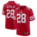 San Francisco 49ers Darrell Luter Jr. Nike Scarlet Game Jersey
