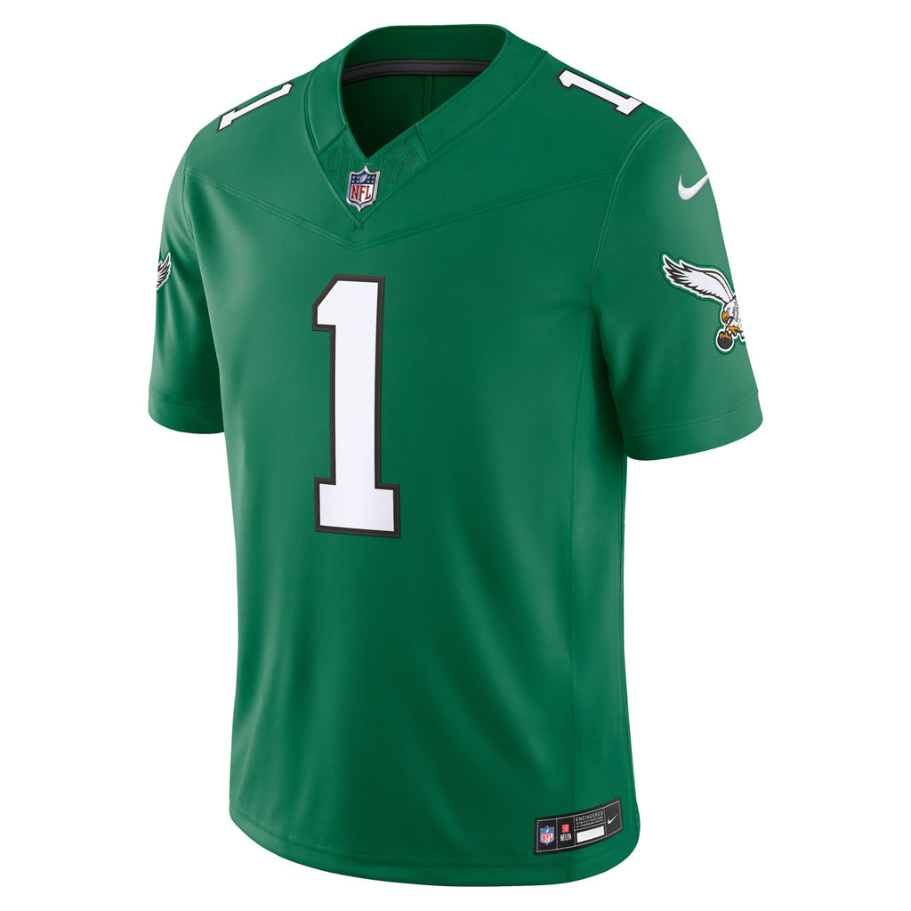Philadelphia Eagles Jalen Hurts Nike White Vapor F.U.S.E. Stitched Limited Jersey