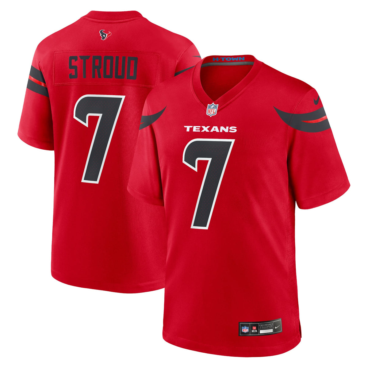 Houston Texans C.J. Stroud Nike White Game Jersey