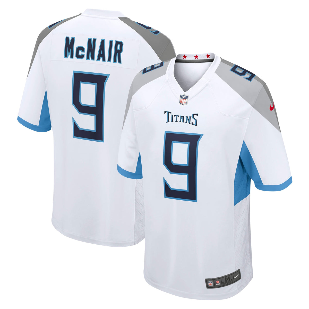 Tennessee Titans Steve McNair Nike Light Blue Retired Player Alternate Game Jersey