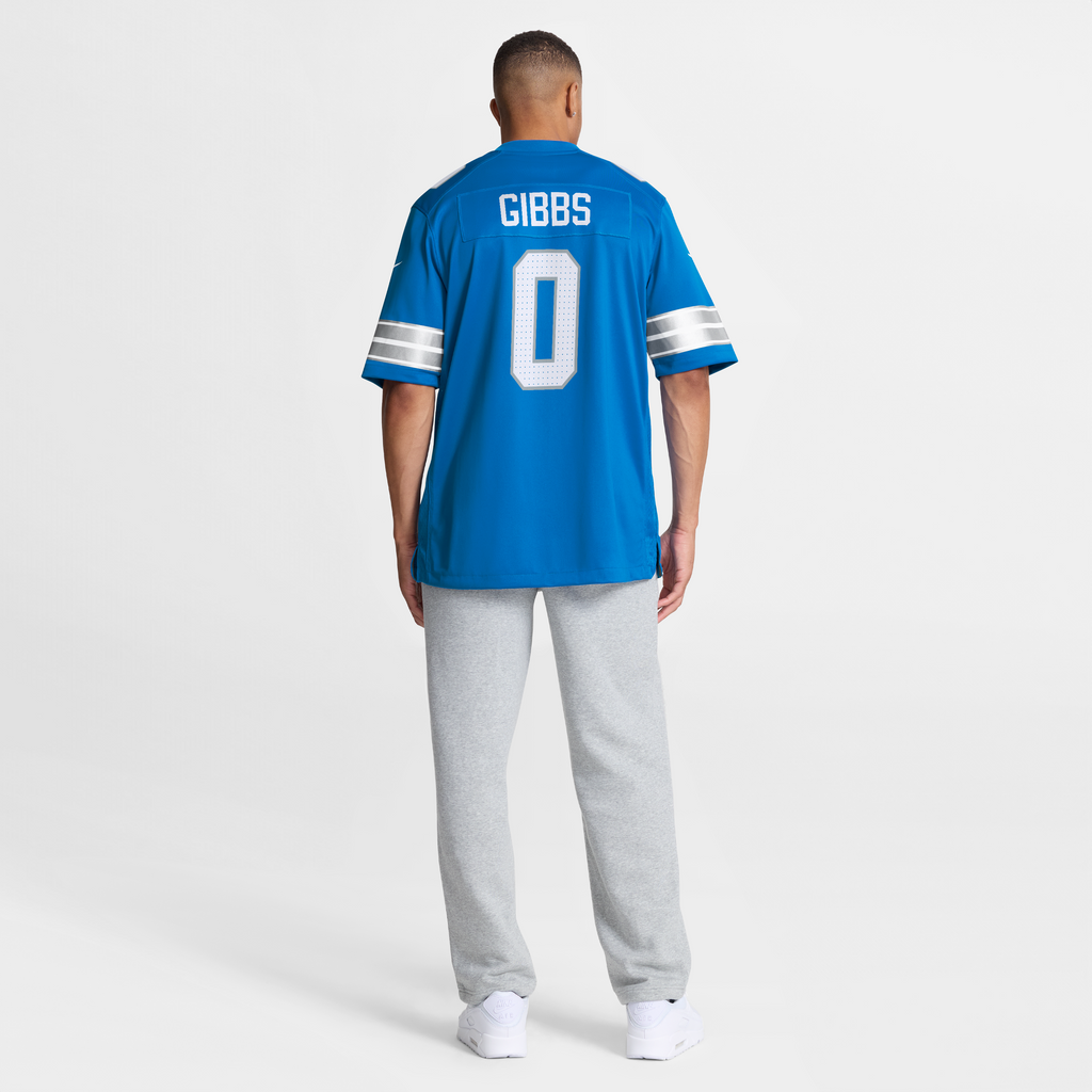 Detroit Lions Jahmyr Gibbs Nike Black 2nd Alternate Game Player Jersey