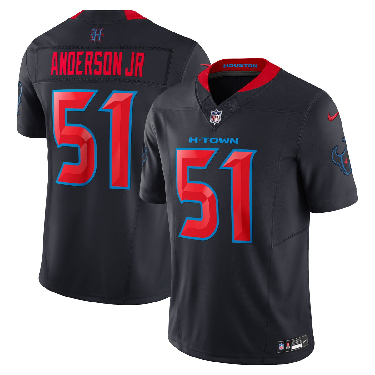 Houston Texans Will Anderson Jr. Nike Navy 2nd Alternate Vapor F.U.S.E. Limited Jersey