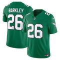 Philadelphia Eagles Saquon Barkley Nike Kelly Green Alternate Vapor F.U.S.E. Stitched Limited Jersey