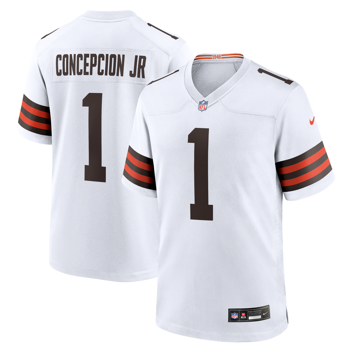 Cleveland Browns KC Concepcion Jr. Nike White Game Jersey