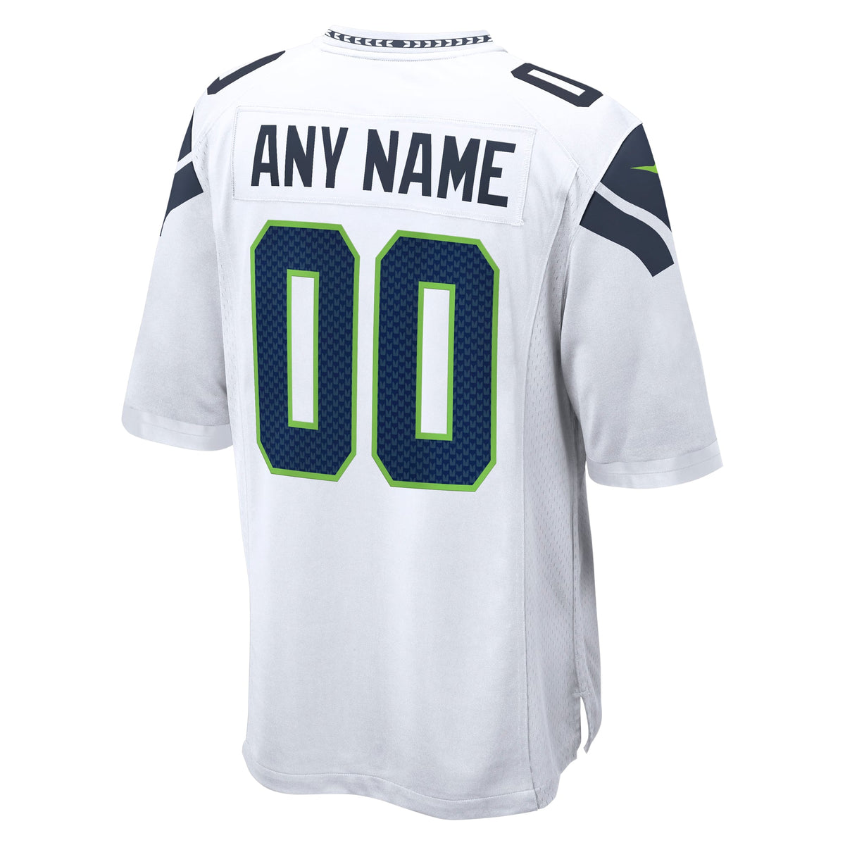 Seattle Seahawks Nike White Custom Game Jersey