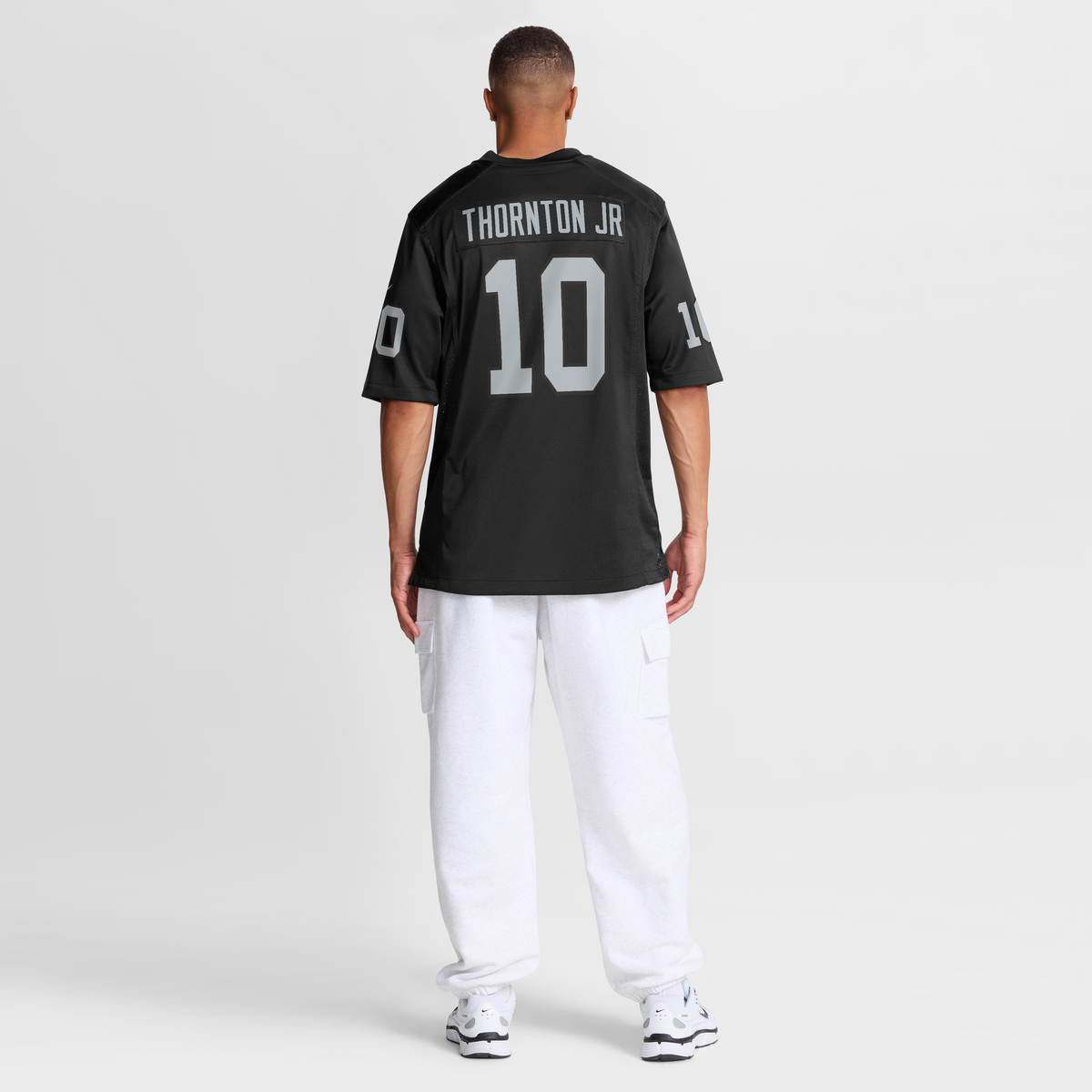 Las Vegas Raiders Dont'e Thornton Jr. Nike Black Team Game Jersey