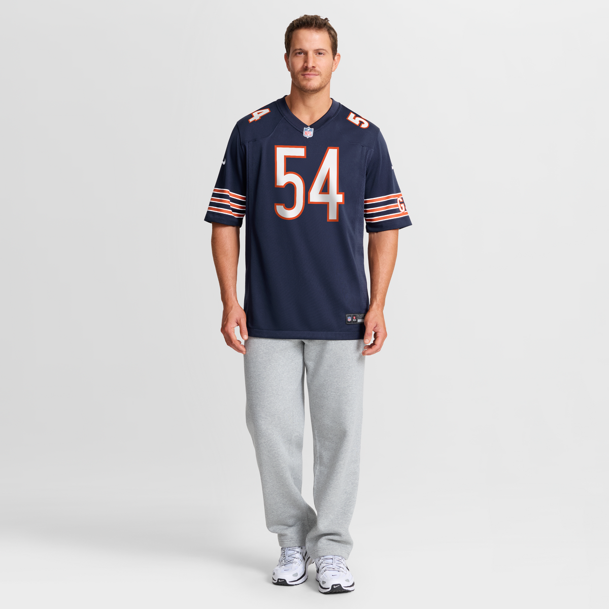 Chicago Bears Brian Urlacher Nike White Retired Player Game Jersey