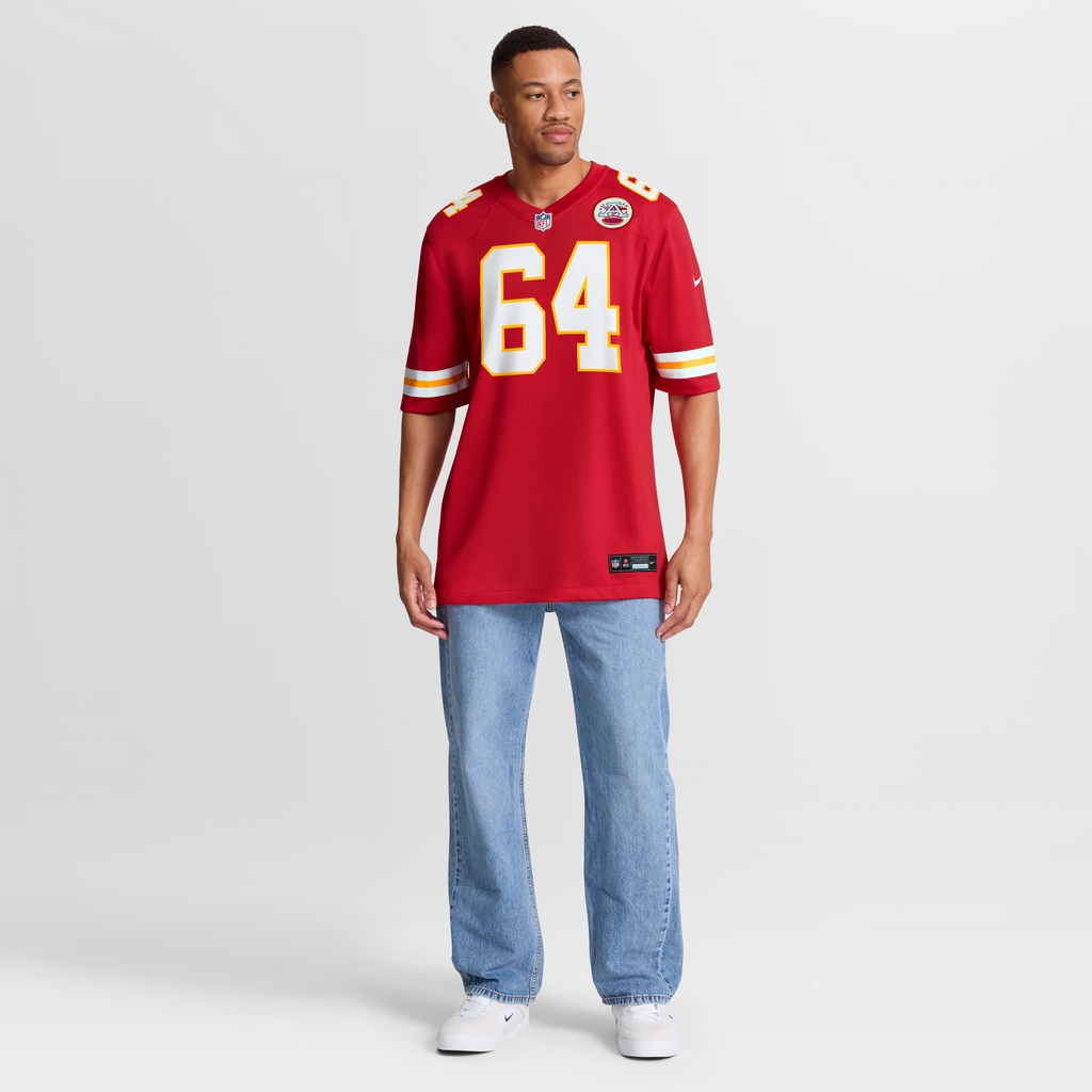 Kansas City Chiefs Wanya Morris Nike Red Game Jersey