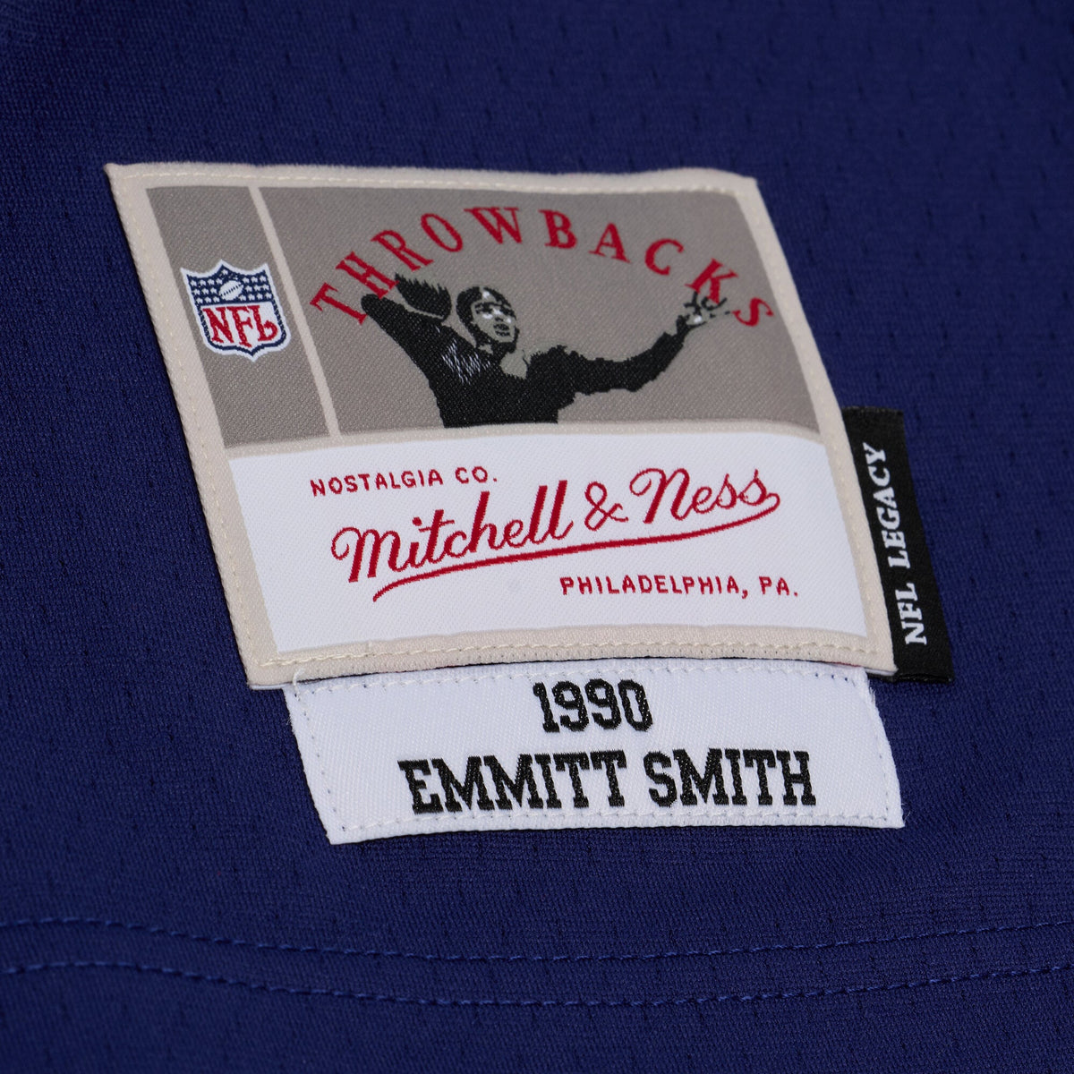 Dallas Cowboys Emmitt Smith Mitchell & Ness Navy Retired Legacy Replica Player Jersey
