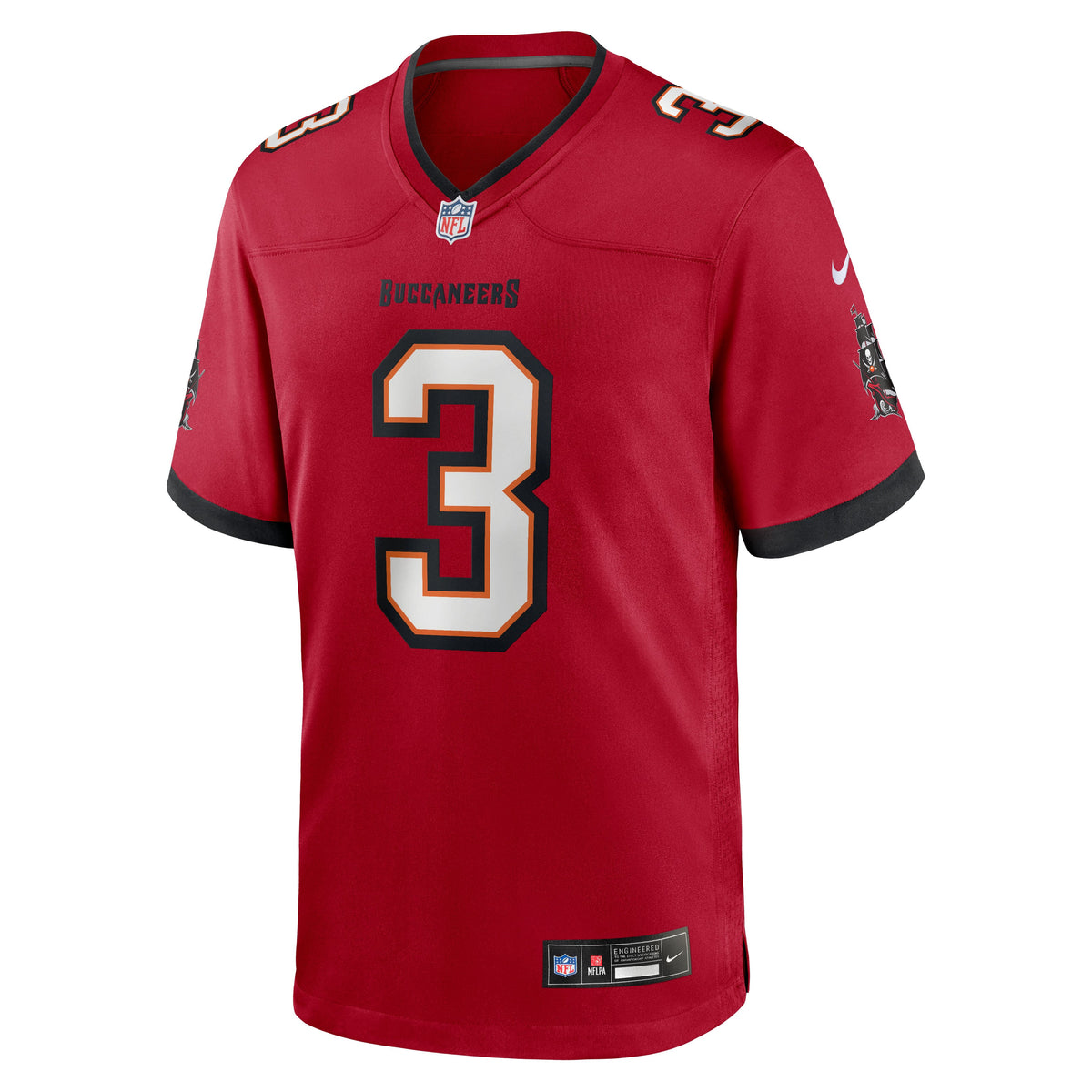 Tampa Bay Buccaneers Rueben Bain Jr. Nike Red Team Game Jersey