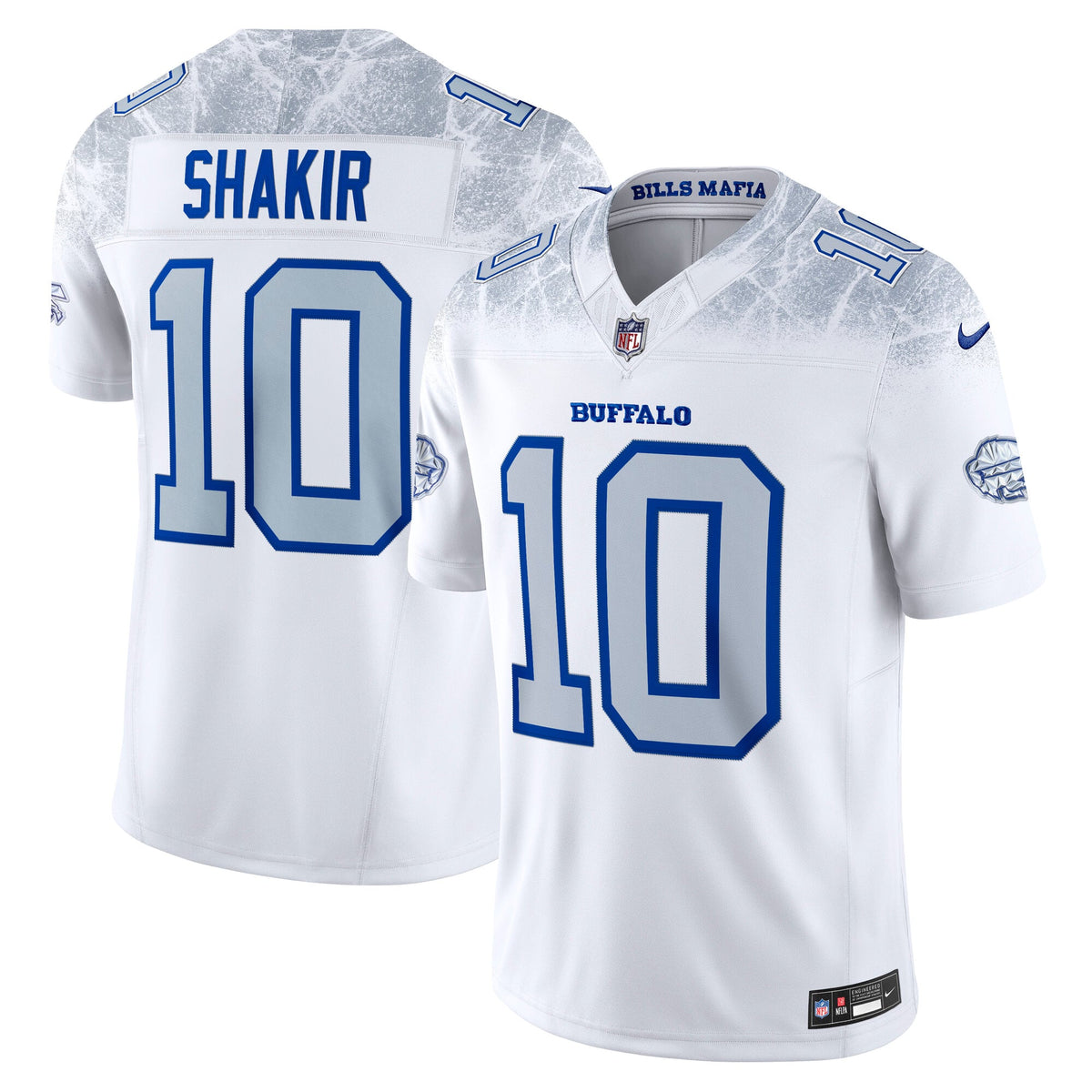 Buffalo Bills Khalil Shakir Nike White Rivalries Collection Stitched Limited Jersey