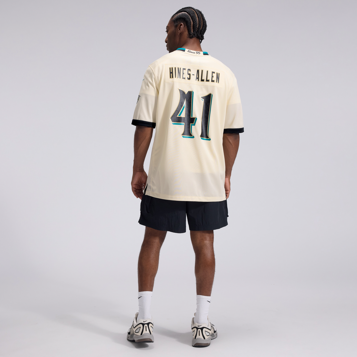 Jacksonville Jaguars Josh Hines-Allen Nike Natural 2026 Rivalries Collection Game Jersey