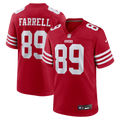 San Francisco 49ers Luke Farrell Nike Scarlet Team Game Jersey