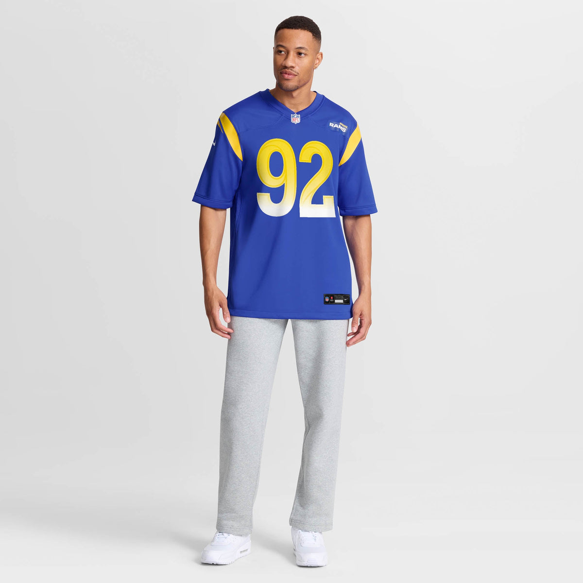 Los Angeles Rams Harrison Mevis Nike Royal Team Game Jersey