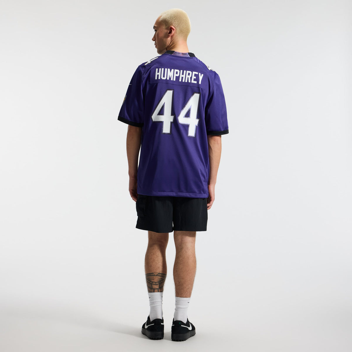 Baltimore Ravens Marlon Humphrey Nike Purple Team Game Jersey