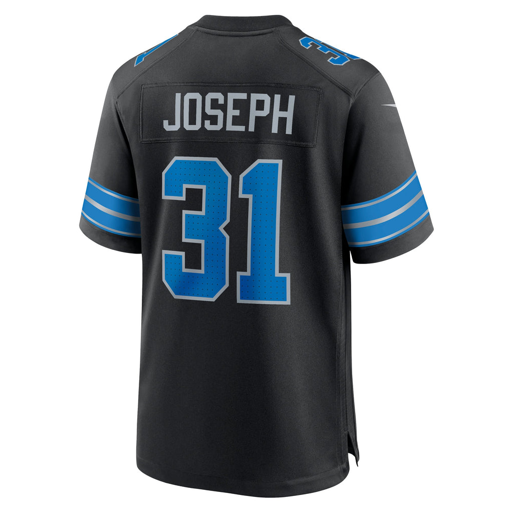 Detroit Lions Kerby Joseph Nike Blue Team Game Jersey