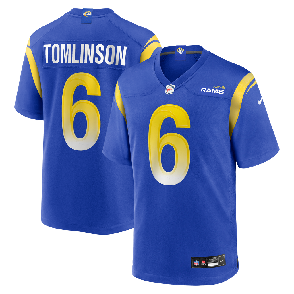 Los Angeles Rams Tre'Vius Hodges-Tomlinson Nike Royal Team Game Jersey