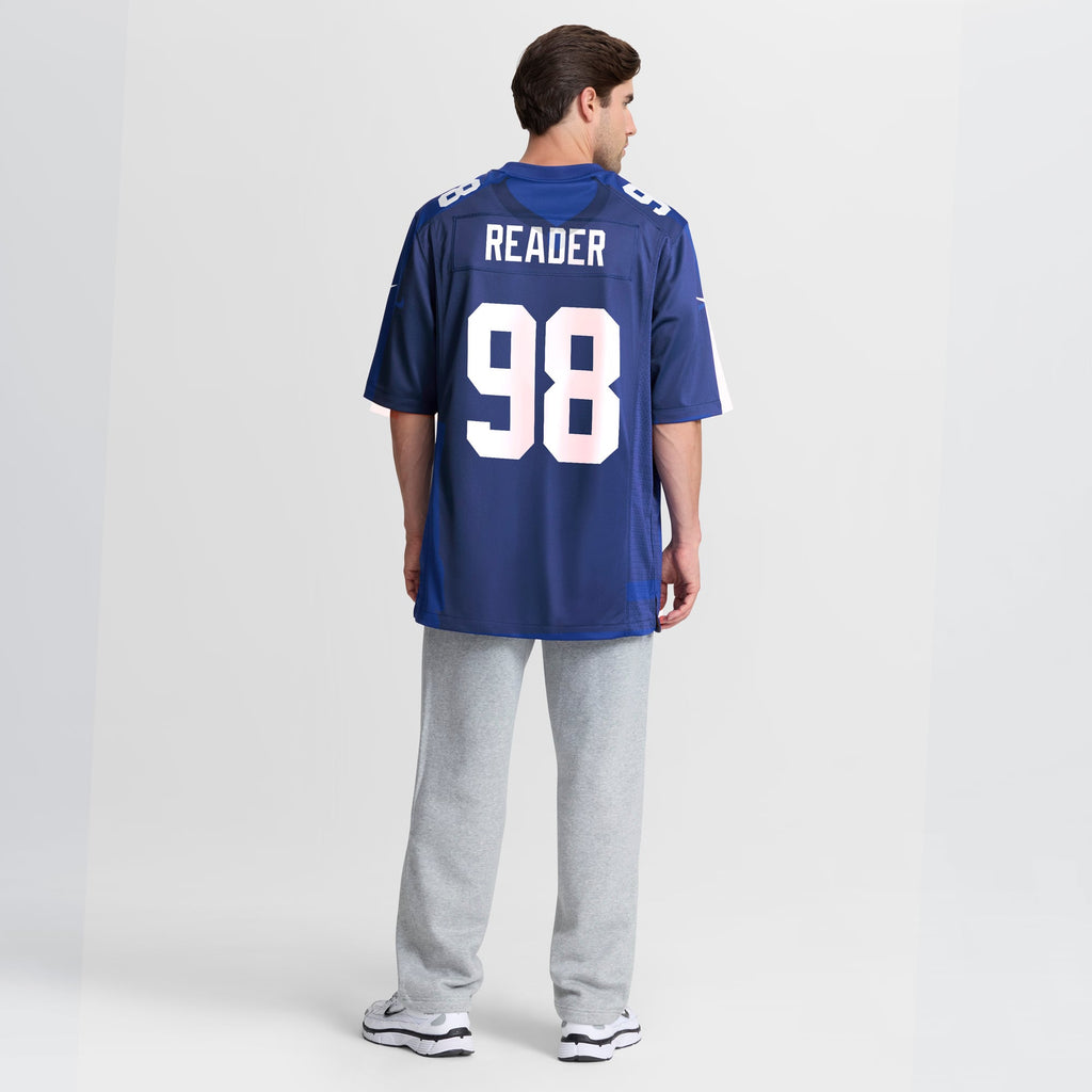 New York Giants D.J. Reader Nike Royal Game Jersey