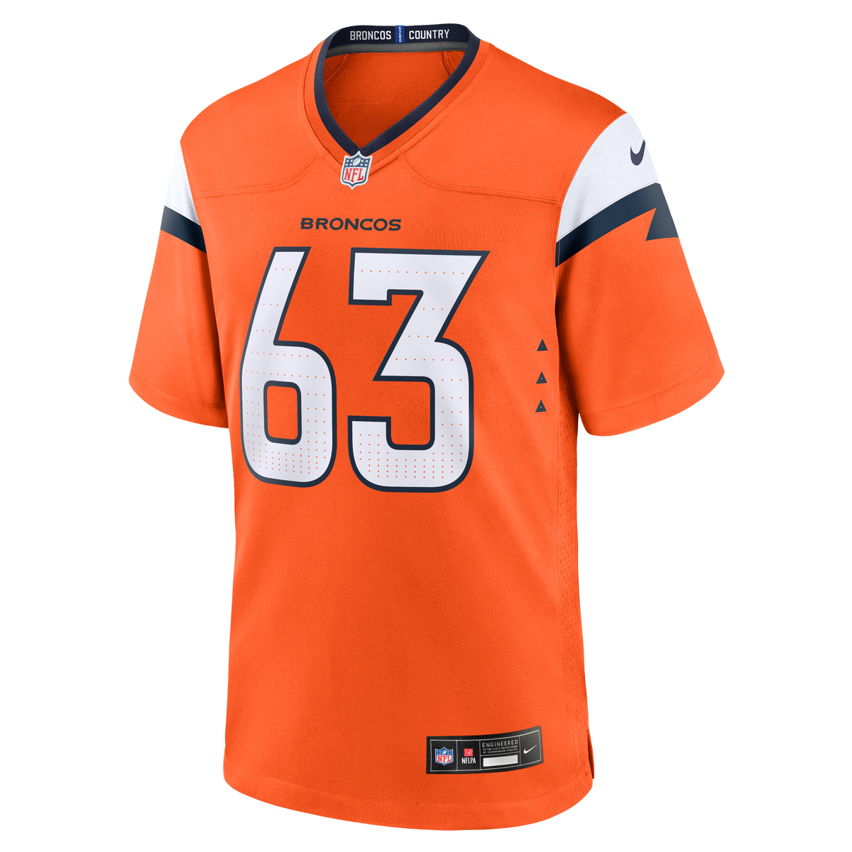 Denver Broncos Alex Palczewski Nike Orange Team Game Jersey