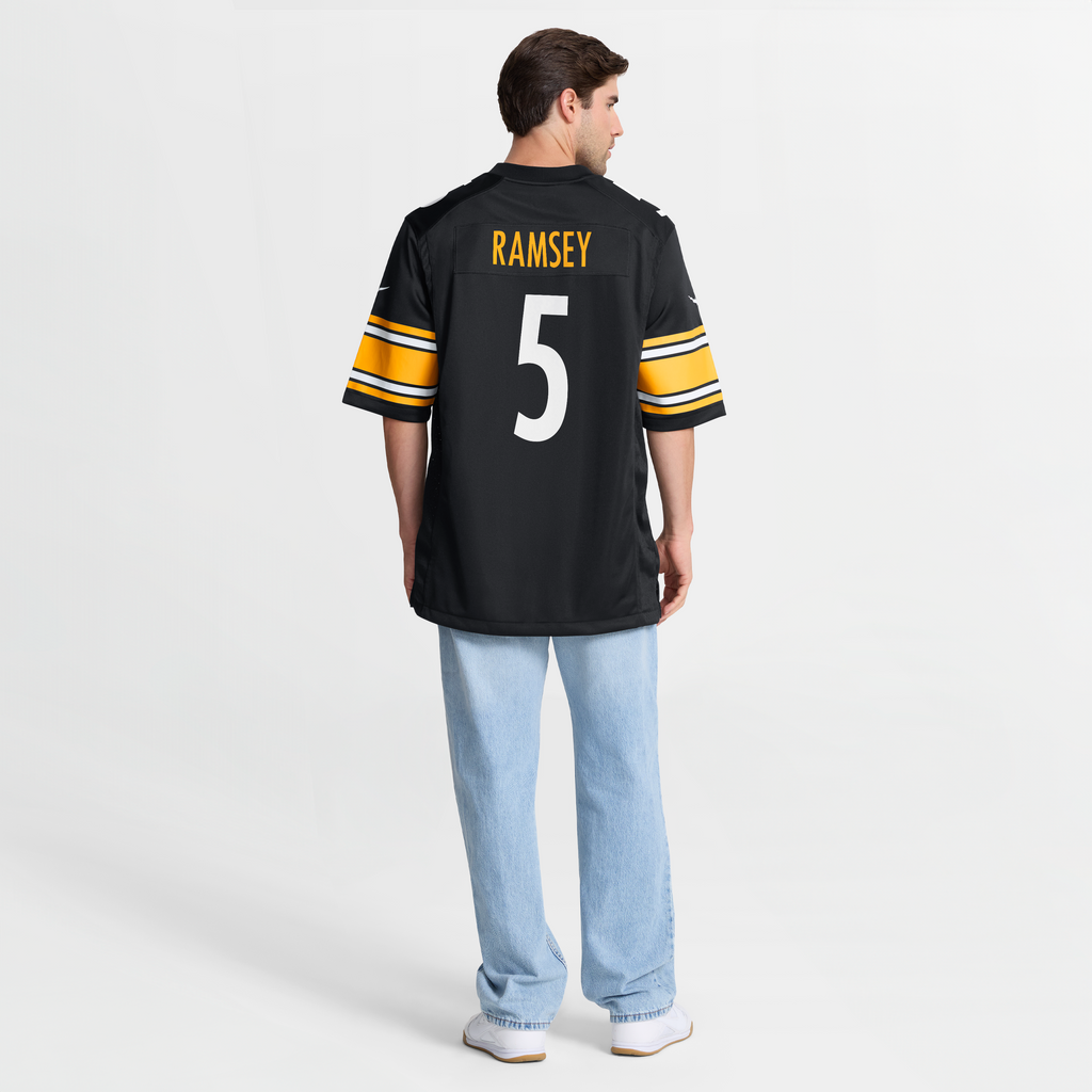 Pittsburgh Steelers Jalen Ramsey Nike Black Team Game Jersey