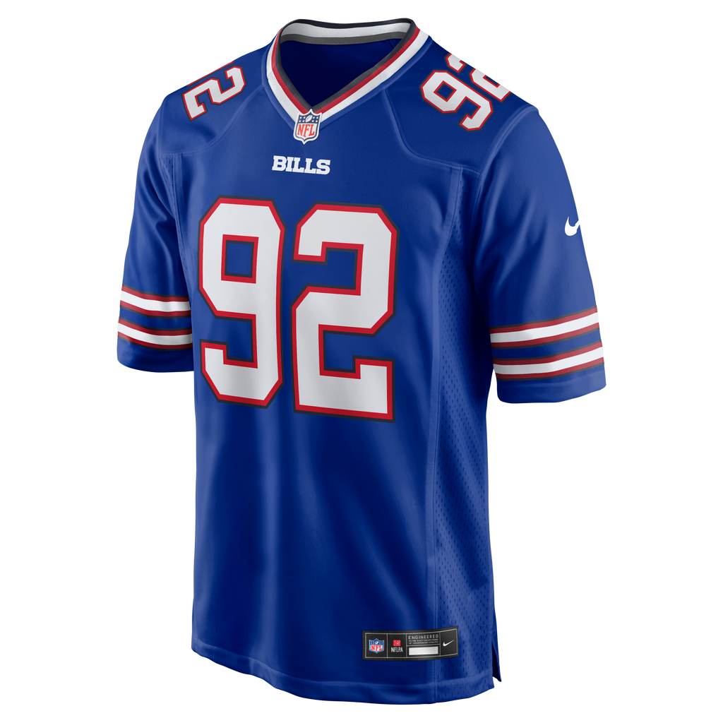 Buffalo Bills Zane Durant Nike Royal Team Game Jersey