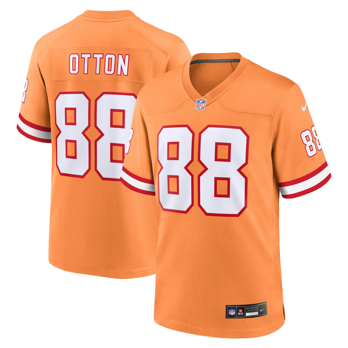 Tampa Bay Buccaneers Cade Otton Nike Red Game Player Jersey
