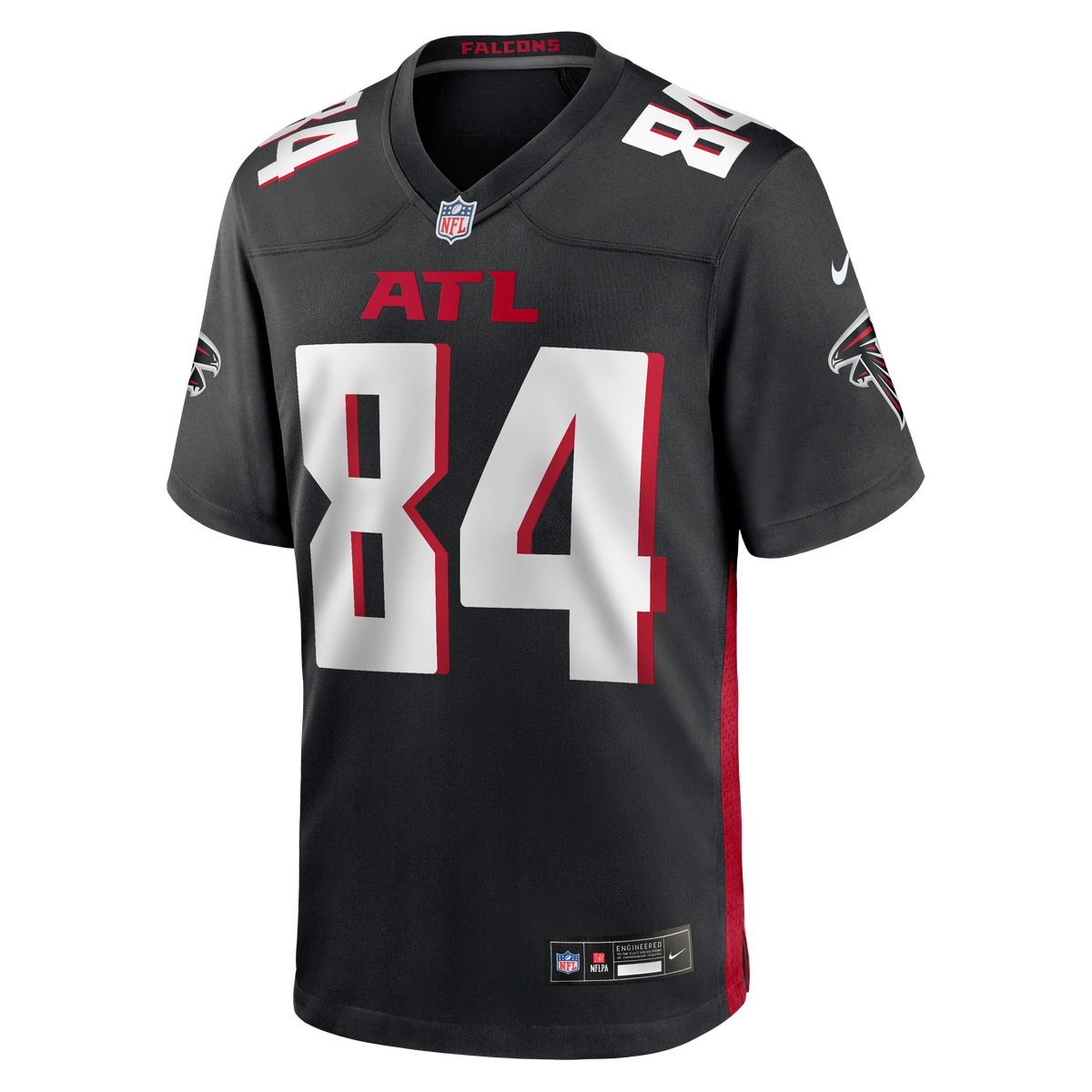 Atlanta Falcons Alfred Jenkins Nike Black Game Retired Player Jersey