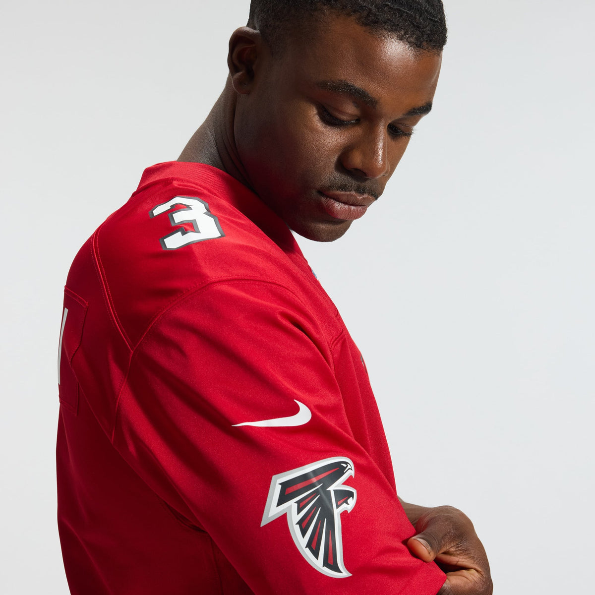 Atlanta Falcons Jessie Bates III Nike White Game Jersey