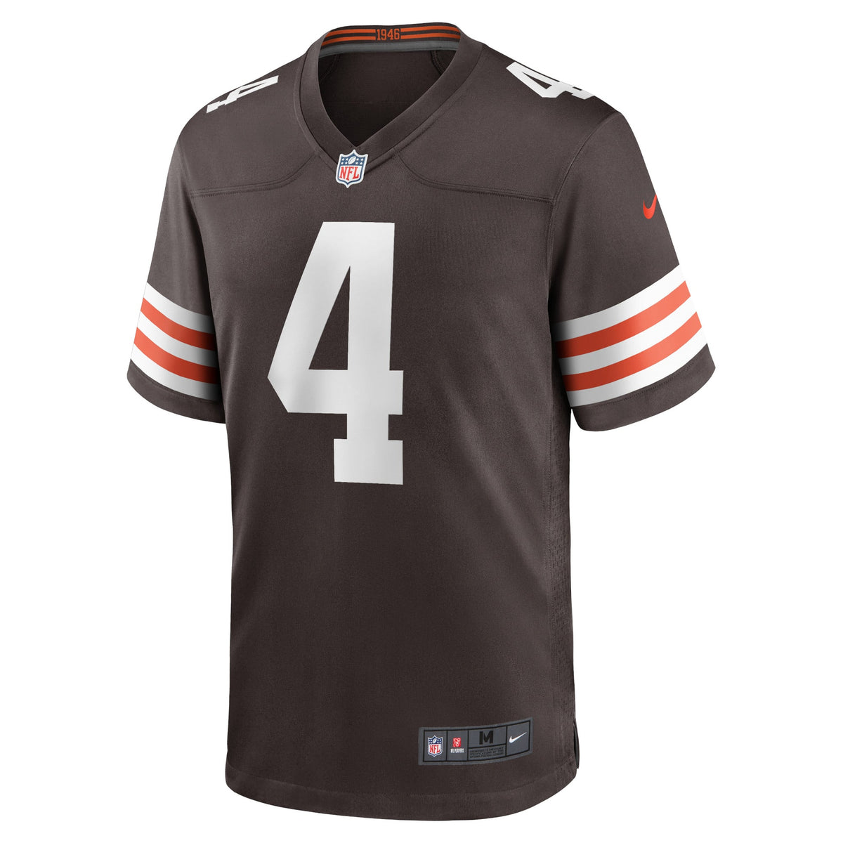 Cleveland Browns Deshaun Watson Nike Brown Game Jersey