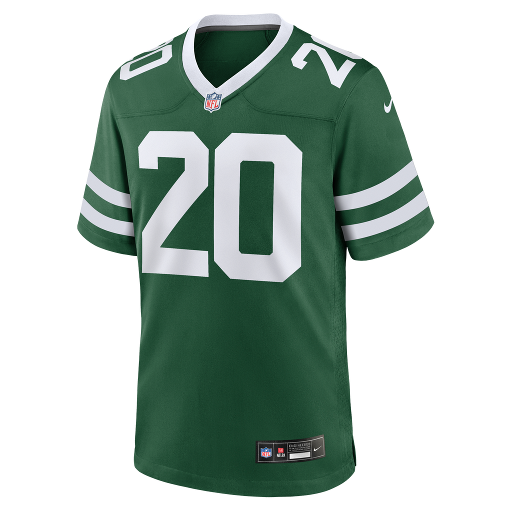 New York Jets Breece Hall Nike Legacy Green Game Jersey