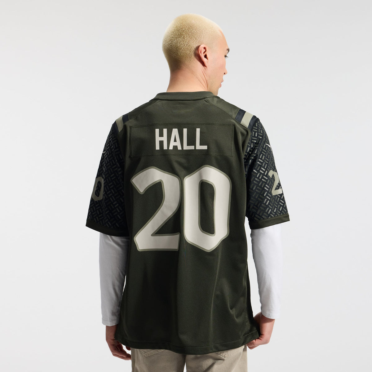 New York Jets Breece Hall Nike Green Rivalries Collection Game Jersey
