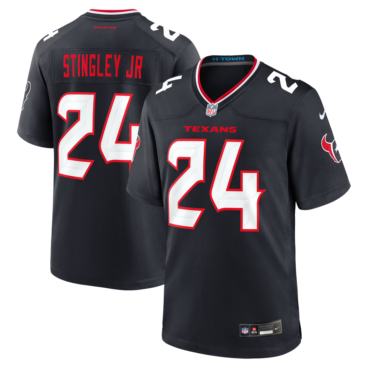 Houston Texans Derek Stingley Jr. Nike Red Alternate Game Jersey