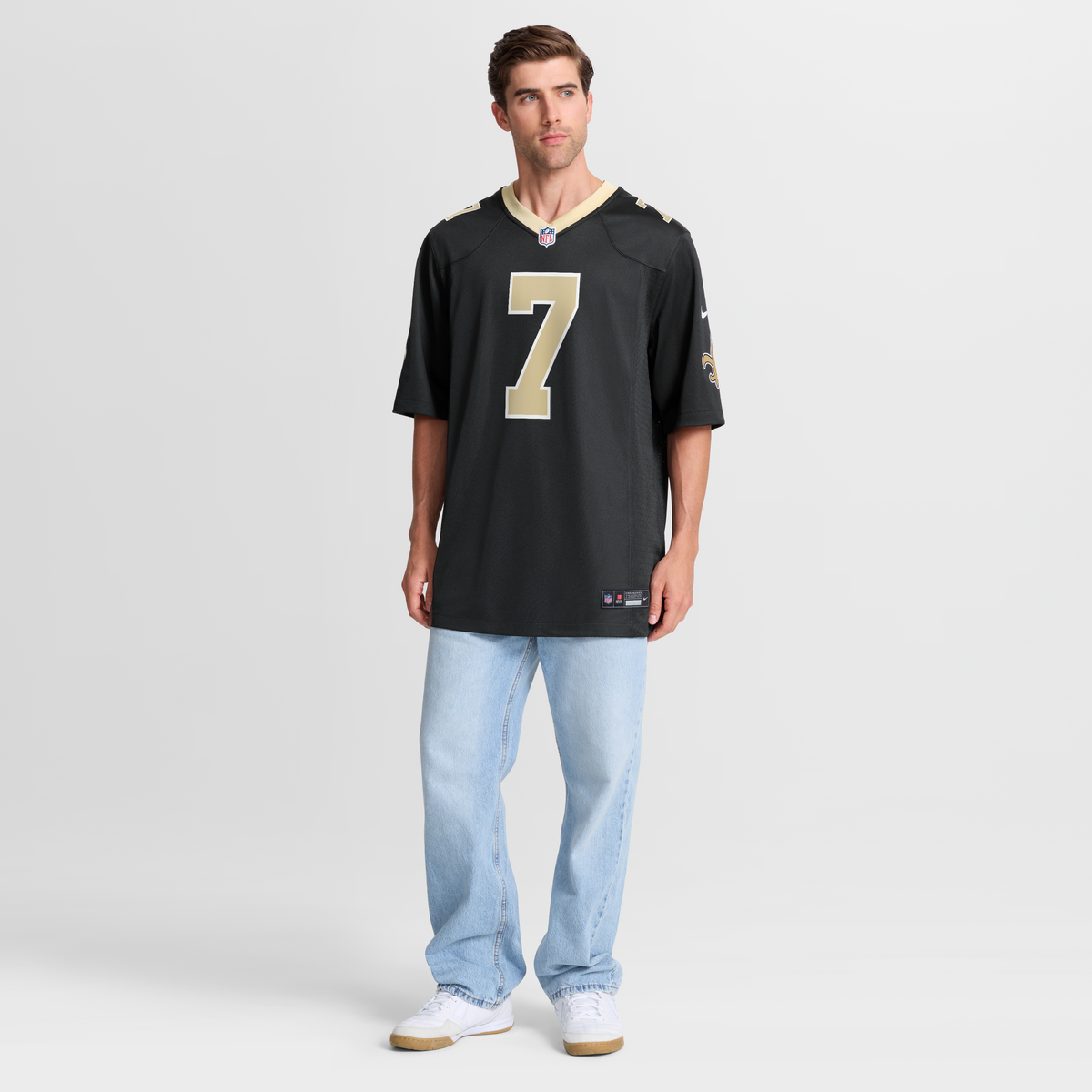 New Orleans Saints Morten Andersen Nike Black Game Retired Player Jersey