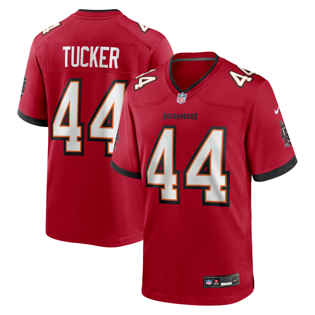 Tampa Bay Buccaneers Sean Tucker Nike Red Game Jersey