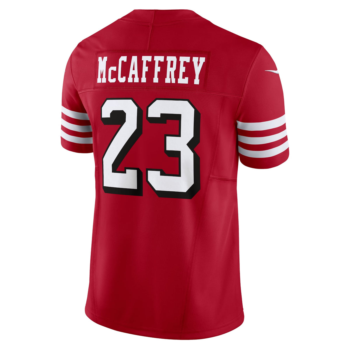 San Francisco 49ers Christian McCaffrey Nike Scarlet Vapor F.U.S.E. Limited Jersey