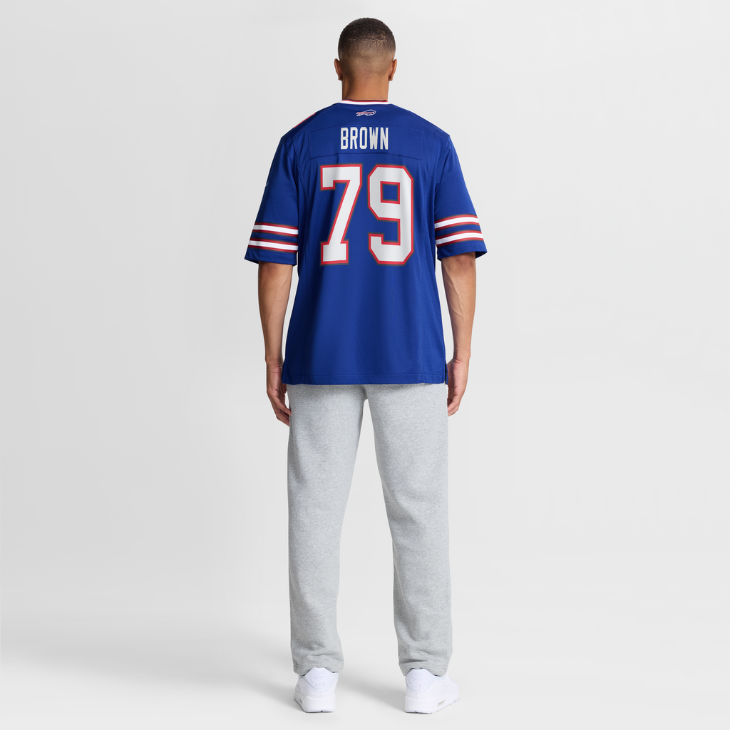 Buffalo Bills Ruben Brown Nike Royal Game Retired Player Jersey
