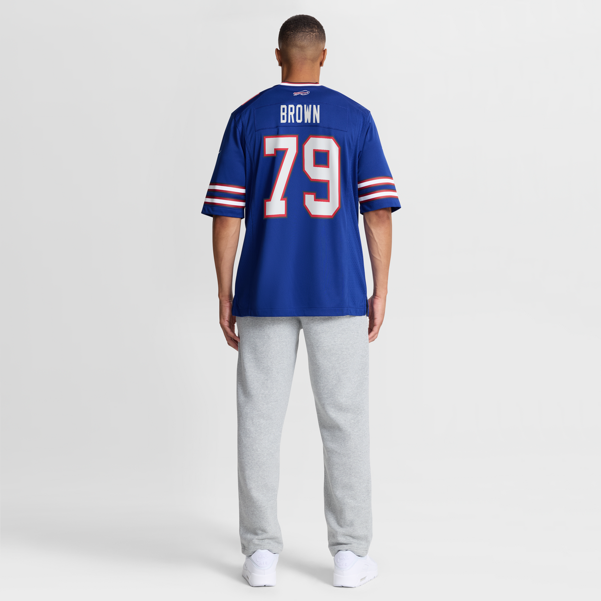 Buffalo Bills Ruben Brown Nike Royal Game Retired Player Jersey