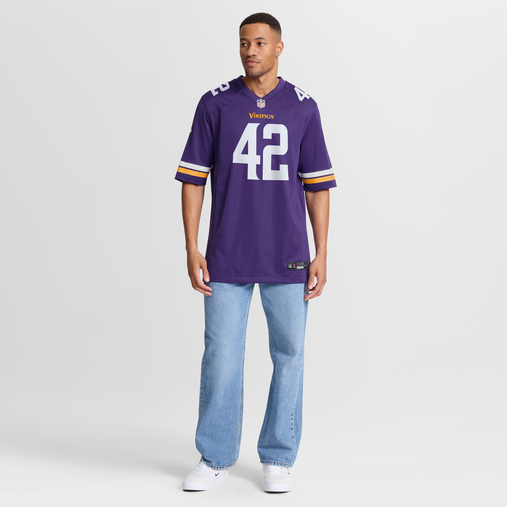 Minnesota Vikings Andrew DePaola Nike Purple Game Jersey