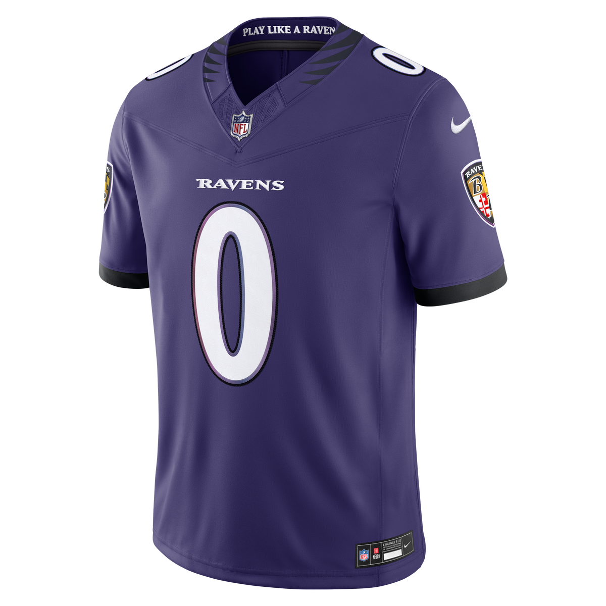Baltimore Ravens Roquan Smith Nike Purple Team Vapor F.U.S.E. Stitched Limited Jersey