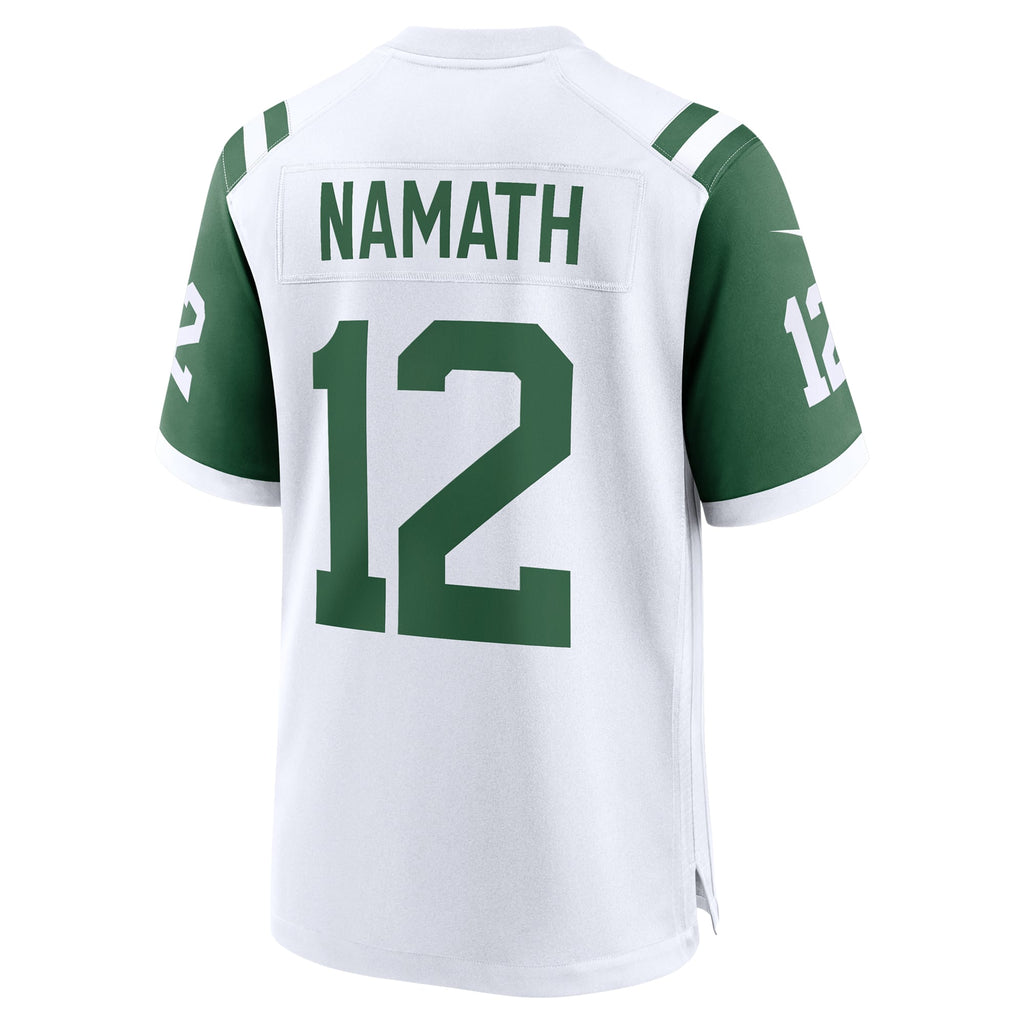 New York Jets Joe Namath Nike Legacy Black Alternate Retired Player Game Jersey