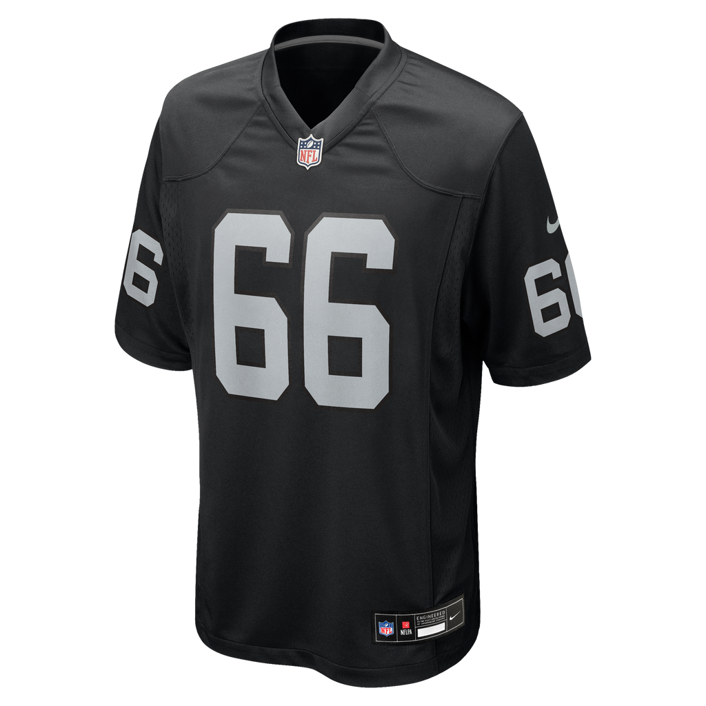 Las Vegas Raiders Dylan Parham Nike Black Game Player Jersey
