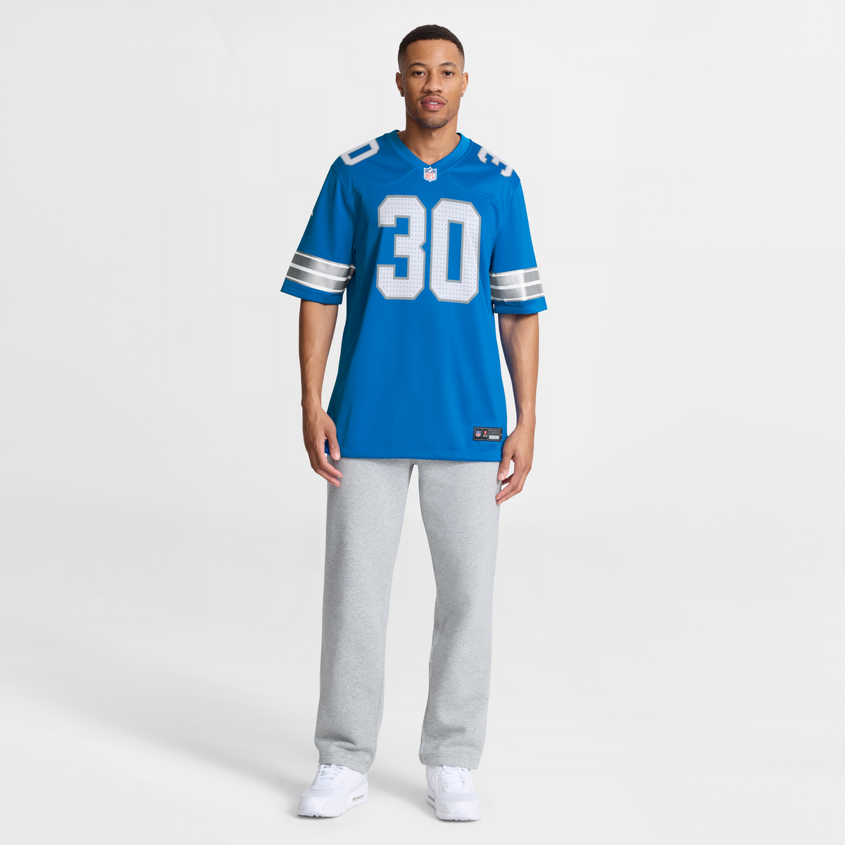 Detroit Lions Khalil Dorsey Nike Blue Team Game Jersey