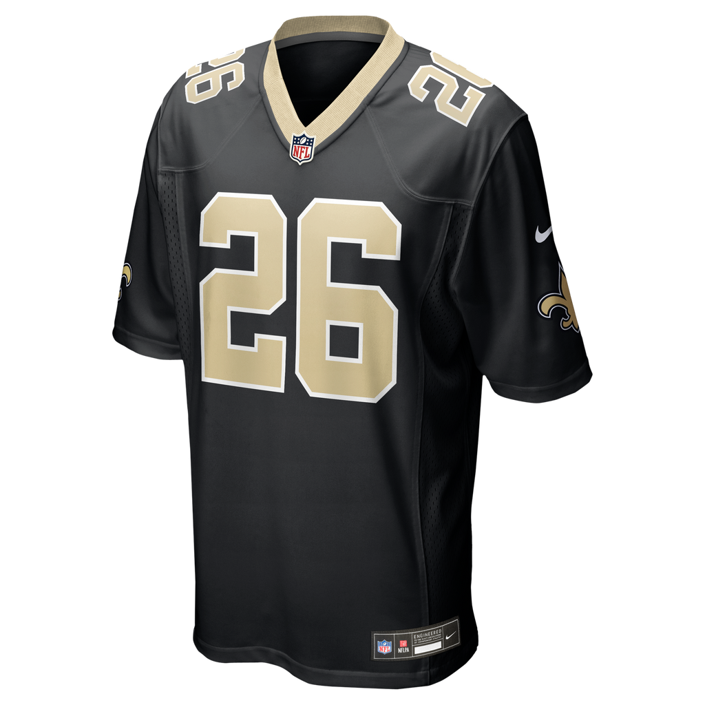 New Orleans Saints Deuce McAllister Nike Black Game Retired Player Jersey