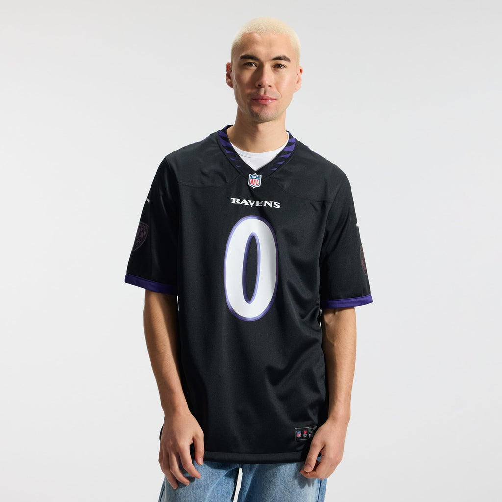 Baltimore Ravens Roquan Smith Nike Black Alternate Game Jersey