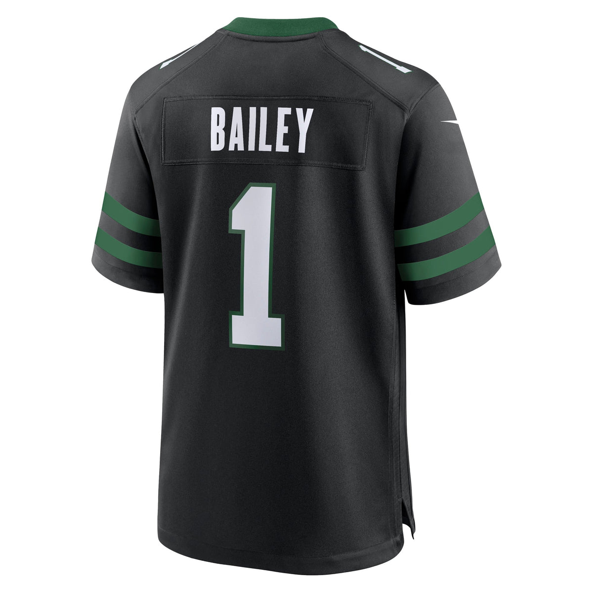 New York Jets David Bailey Nike Legacy Black Alternate Game Player Jersey
