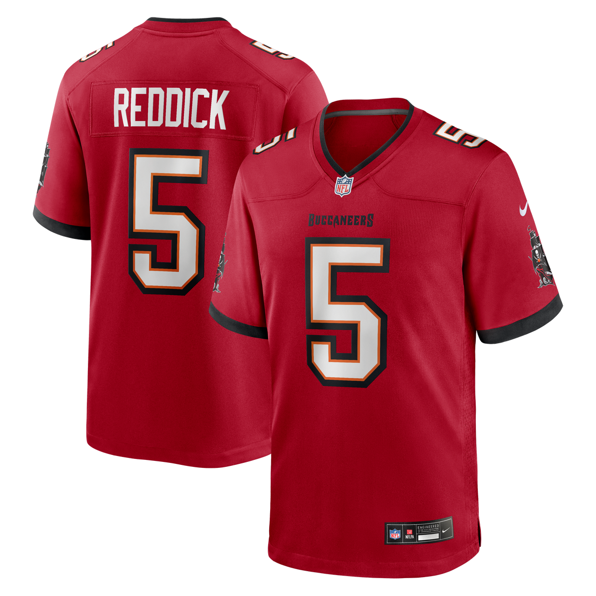Tampa Bay Buccaneers Haason Reddick Nike Red Team Game Jersey