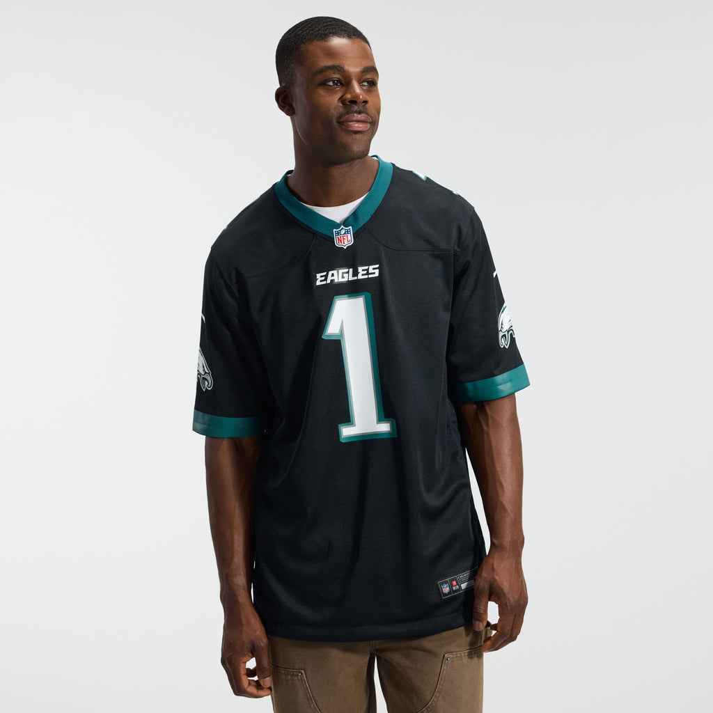 Philadelphia Eagles Jalen Hurts Nike Black Alternate Game Jersey