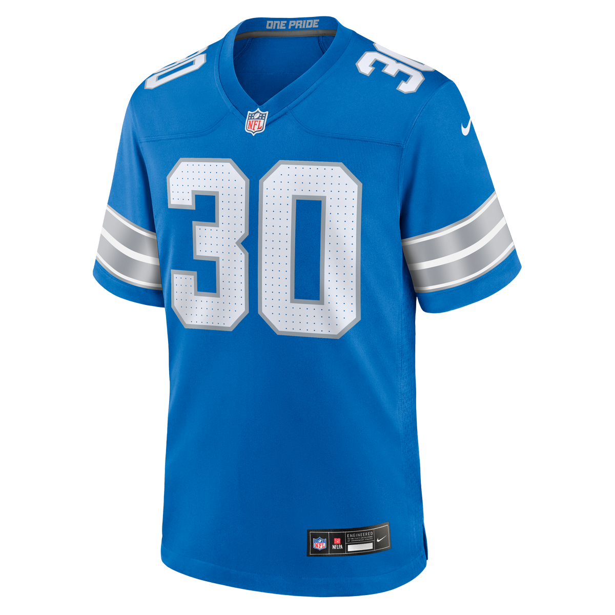 Detroit Lions Khalil Dorsey Nike Blue Team Game Jersey