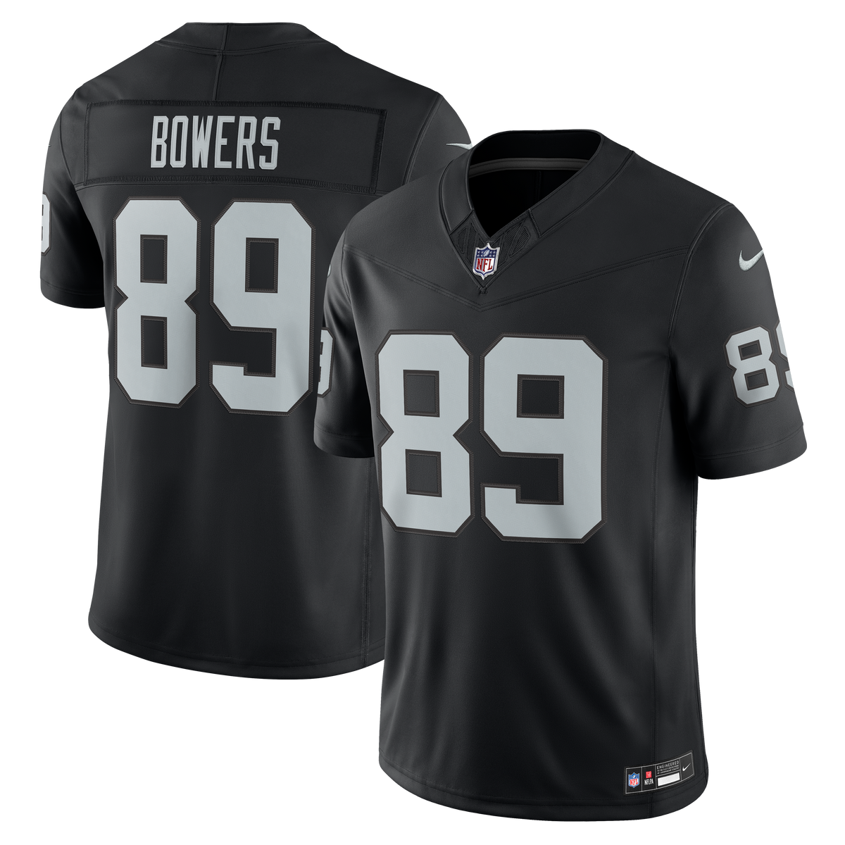 Las Vegas Raiders Brock Bowers Nike White Vapor F.U.S.E. Stitched Limited Jersey